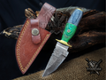 6.5" Handmade Damascus Steel Fixed Blade Knife