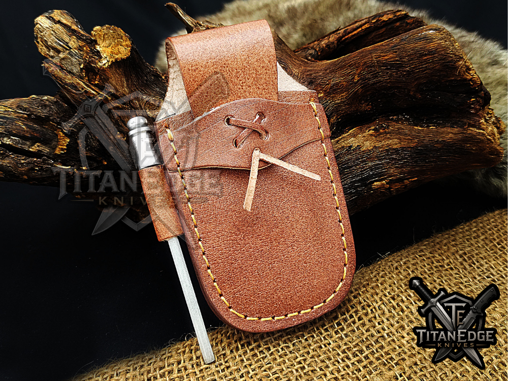 6.75" Handmade Damascus Steel Custom Hunting & EDC Knife