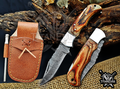 6.5" Handmade Damascus Steel Custom Hunting & EDC Knife