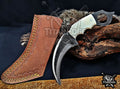 Handcrafted Karambit Knife, 8-Inch Tactical Claw Blade, Outdoor Hunting EDC Pocket Knife, Unique Groomsmen Gift, Collector Utility Knife
