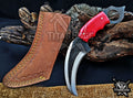 Handcrafted Karambit Knife, 8-Inch Tactical Claw Blade, Outdoor Hunting EDC Pocket Knife, Unique Groomsmen Gift, Collector Utility Knife