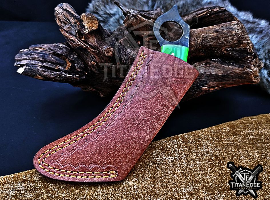 Handcrafted Karambit Knife, 8-Inch Tactical Claw Blade, Outdoor Hunting EDC Pocket Knife, Unique Groomsmen Gift, Collector Utility Knife