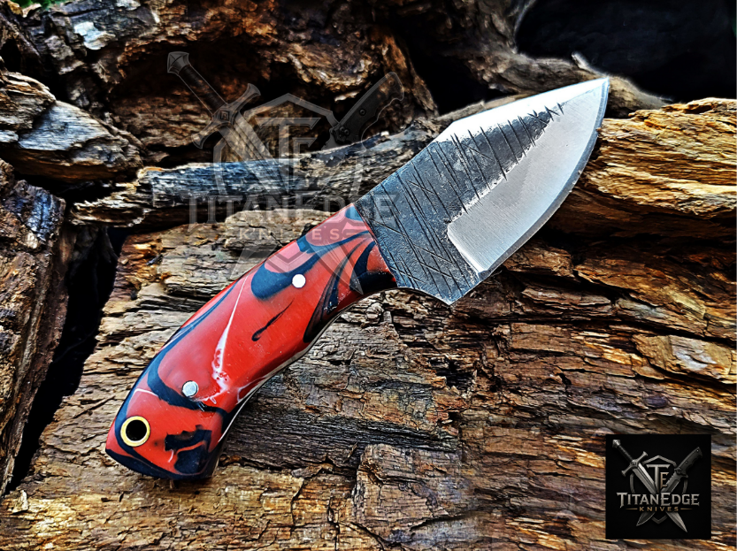 Personalized Handmade Damascus Steel Bowie Knife Hunting Knife: Forged Camping Knife, Gift for Groomsmen With Leather Sheath