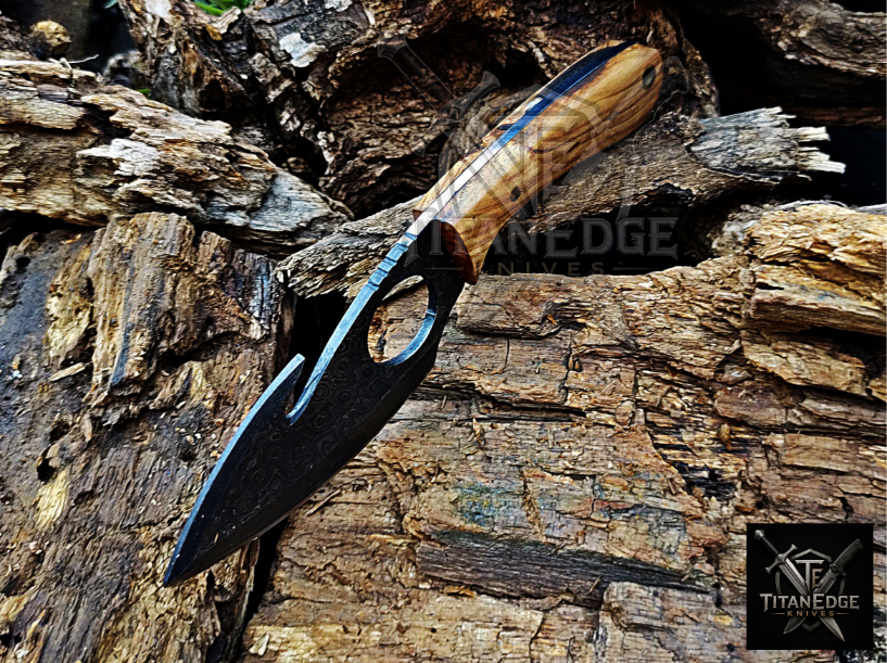 Personalized Handmade Damascus Steel Bowie Knife Hunting Knife: Forged Camping Knife, Gift for Groomsmen With Leather Sheath