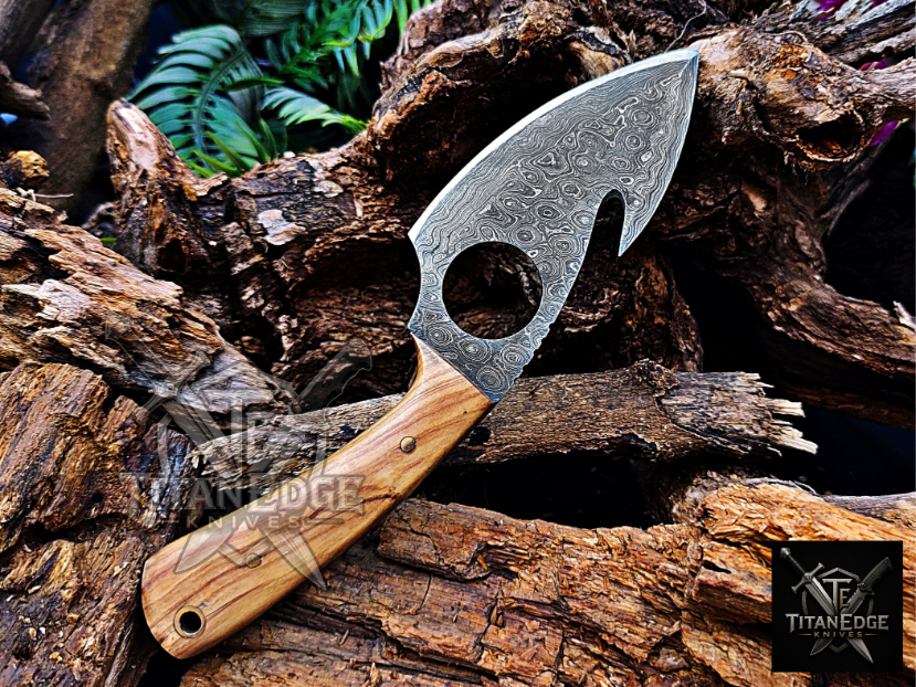 Personalized Handmade Damascus Steel Bowie Knife Hunting Knife: Forged Camping Knife, Gift for Groomsmen With Leather Sheath