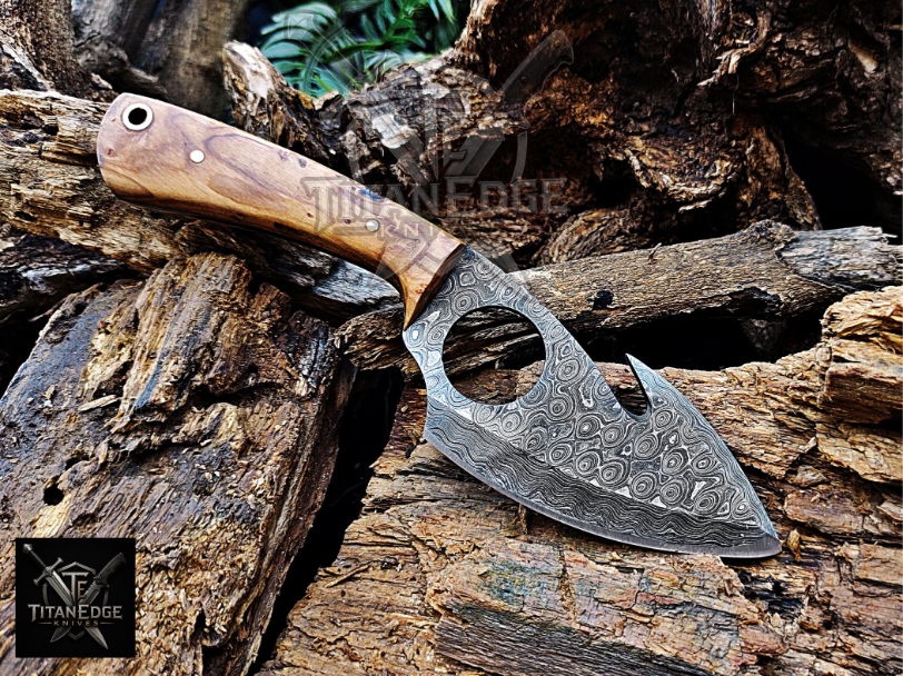 Personalized Handmade Damascus Steel Bowie Knife Hunting Knife: Forged Camping Knife, Gift for Groomsmen With Leather Sheath