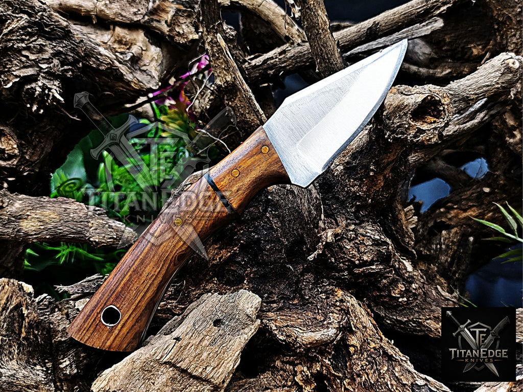 Personalized Handmade Damascus Steel Bowie Knife Hunting Knife: Forged Camping Knife, Gift for Groomsmen With Leather Sheath