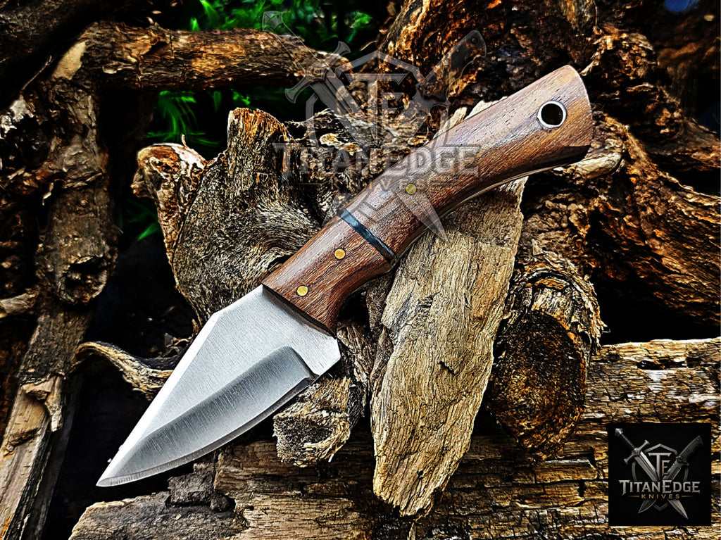 Personalized Handmade Damascus Steel Bowie Knife Hunting Knife: Forged Camping Knife, Gift for Groomsmen With Leather Sheath