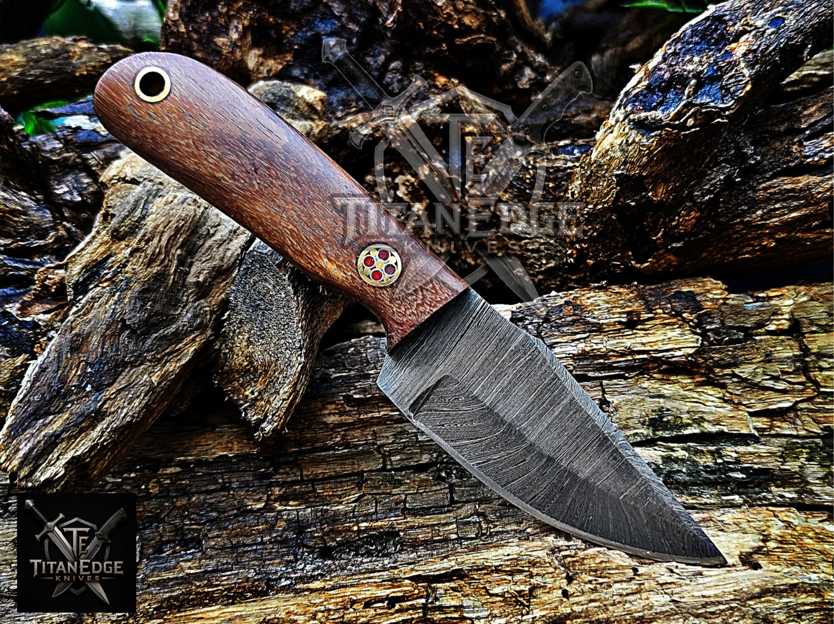 Personalized Handmade Damascus Steel Bowie Knife Hunting Knife: Forged Camping Knife, Gift for Groomsmen With Leather Sheath