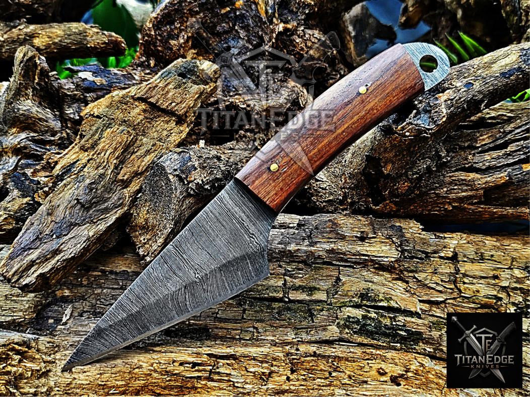 Personalized Handmade Damascus Steel Bowie Knife Hunting Knife: Forged Camping Knife, Gift for Groomsmen With Leather Sheath