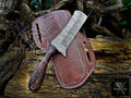 Personalized Handmade Damascus Steel Bowie Knife Hunting Knife: Forged Camping Knife, Gift for Groomsmen With Leather Sheath
