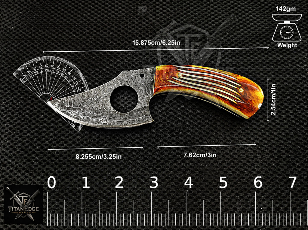 Personalized Handmade Damascus Steel Bowie Knife Hunting Knife: Forged Camping Knife, Gift for Groomsmen With Leather Sheath