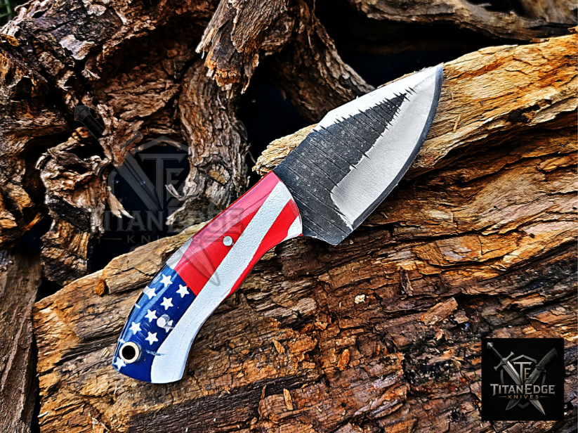 Personalized Handmade Damascus Steel Bowie Knife Hunting Knife: Forged Camping Knife, Gift for Groomsmen With Leather Sheath