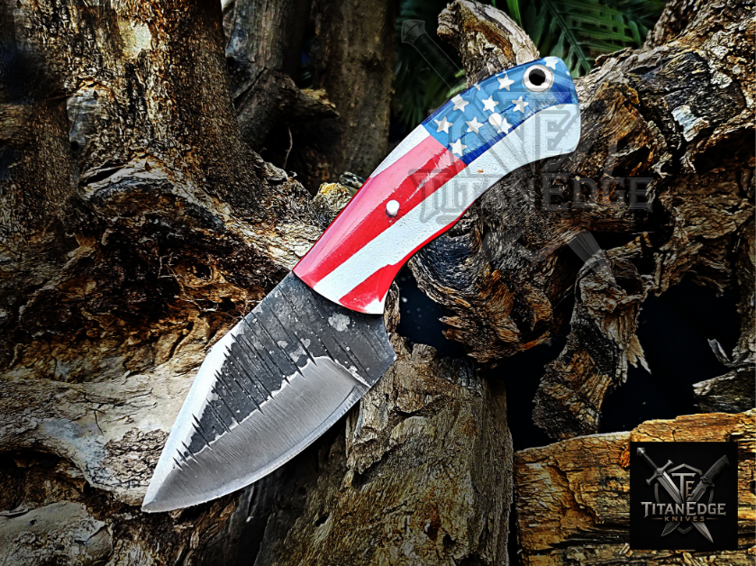 Personalized Handmade Damascus Steel Bowie Knife Hunting Knife: Forged Camping Knife, Gift for Groomsmen With Leather Sheath