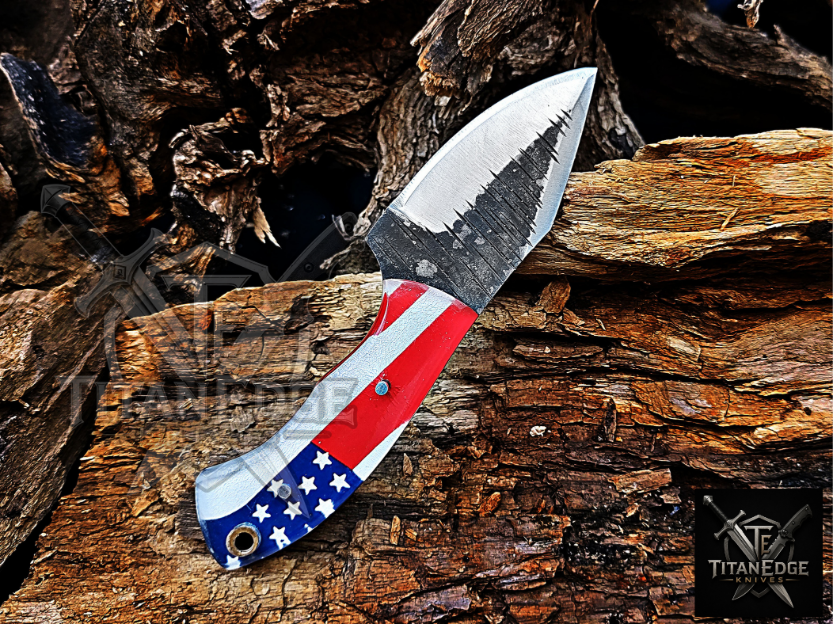 Personalized Handmade Damascus Steel Bowie Knife Hunting Knife: Forged Camping Knife, Gift for Groomsmen With Leather Sheath