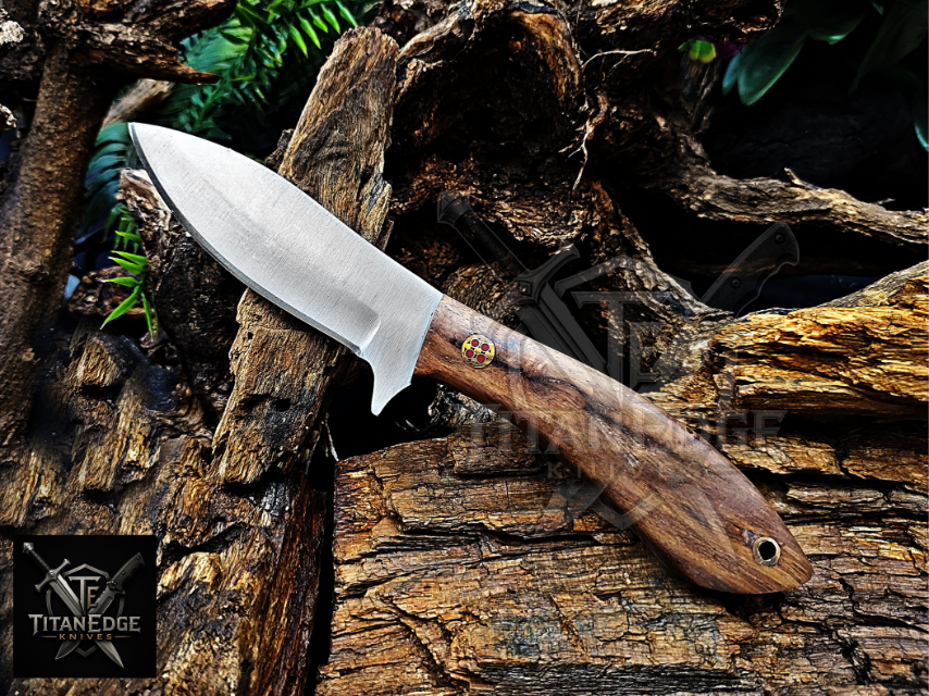 Personalized Handmade Damascus Steel Bowie Knife Hunting Knife: Forged Camping Knife, Gift for Groomsmen With Leather Sheath