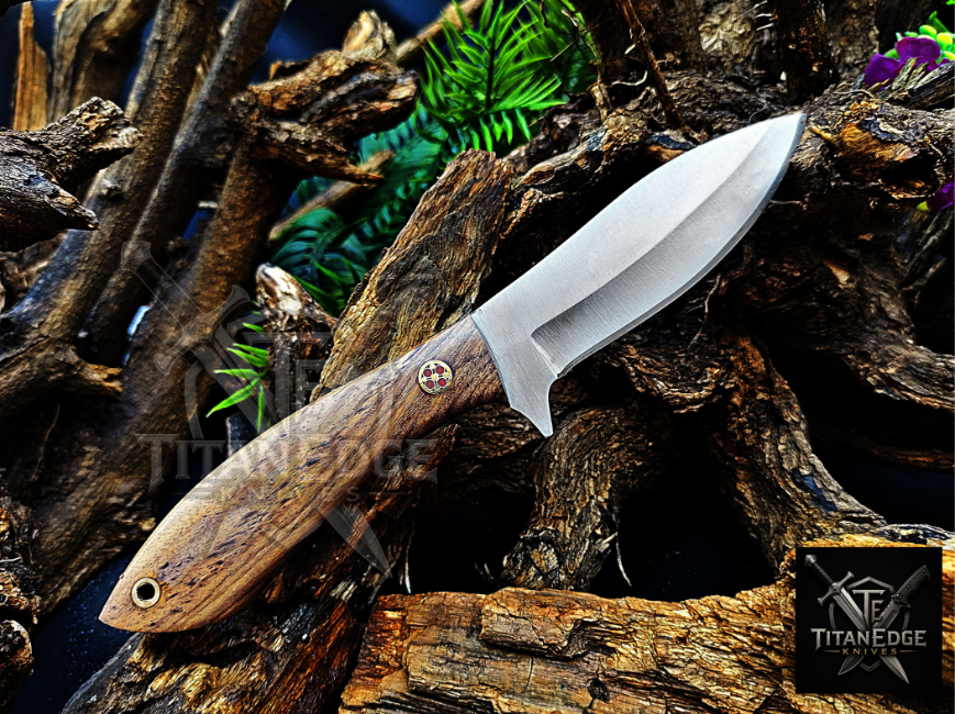 Personalized Handmade Damascus Steel Bowie Knife Hunting Knife: Forged Camping Knife, Gift for Groomsmen With Leather Sheath