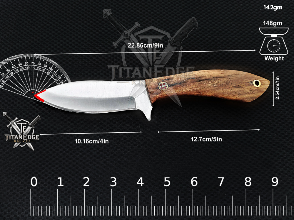 Personalized Handmade Damascus Steel Bowie Knife Hunting Knife: Forged Camping Knife, Gift for Groomsmen With Leather Sheath