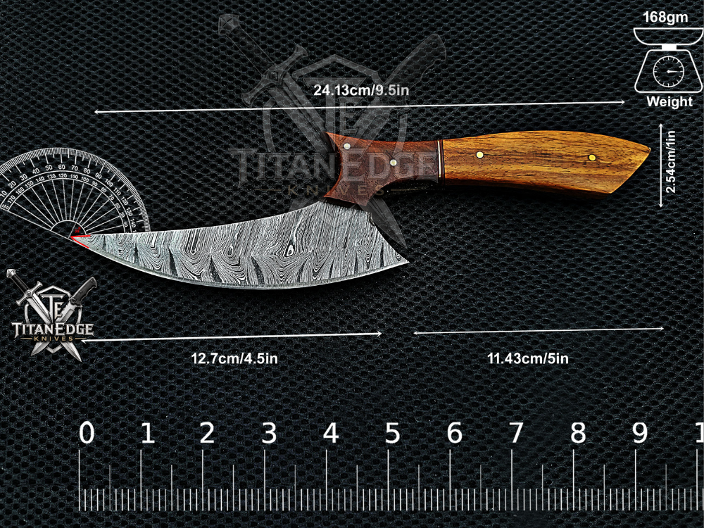 Personalized Handmade Damascus Steel Bowie Knife Hunting Knife: Forged Camping Knife, Gift for Groomsmen With Leather Sheath