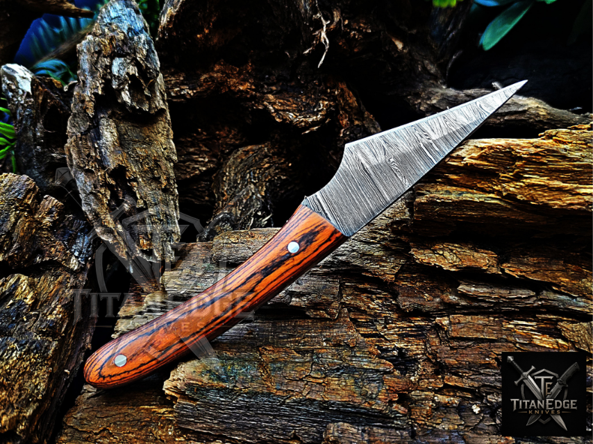 Personalized Handmade Damascus Steel Bowie Knife Hunting Knife: Forged Camping Knife, Gift for Groomsmen With Leather Sheath