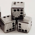 20MM Damascus Steel Dice, 25.85 Dollar per Die / Hand Forged Steel / Damascus Steel / Six Sided Iron / Game Dice / Larp / Gamer Gift