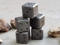 1'' Damascus Dice 33 Dollar per Die, Forged Steel / Damascus Steel / Reenactment Gift / Six Sided Iron / Game Dice / Larp / Gamer Gift