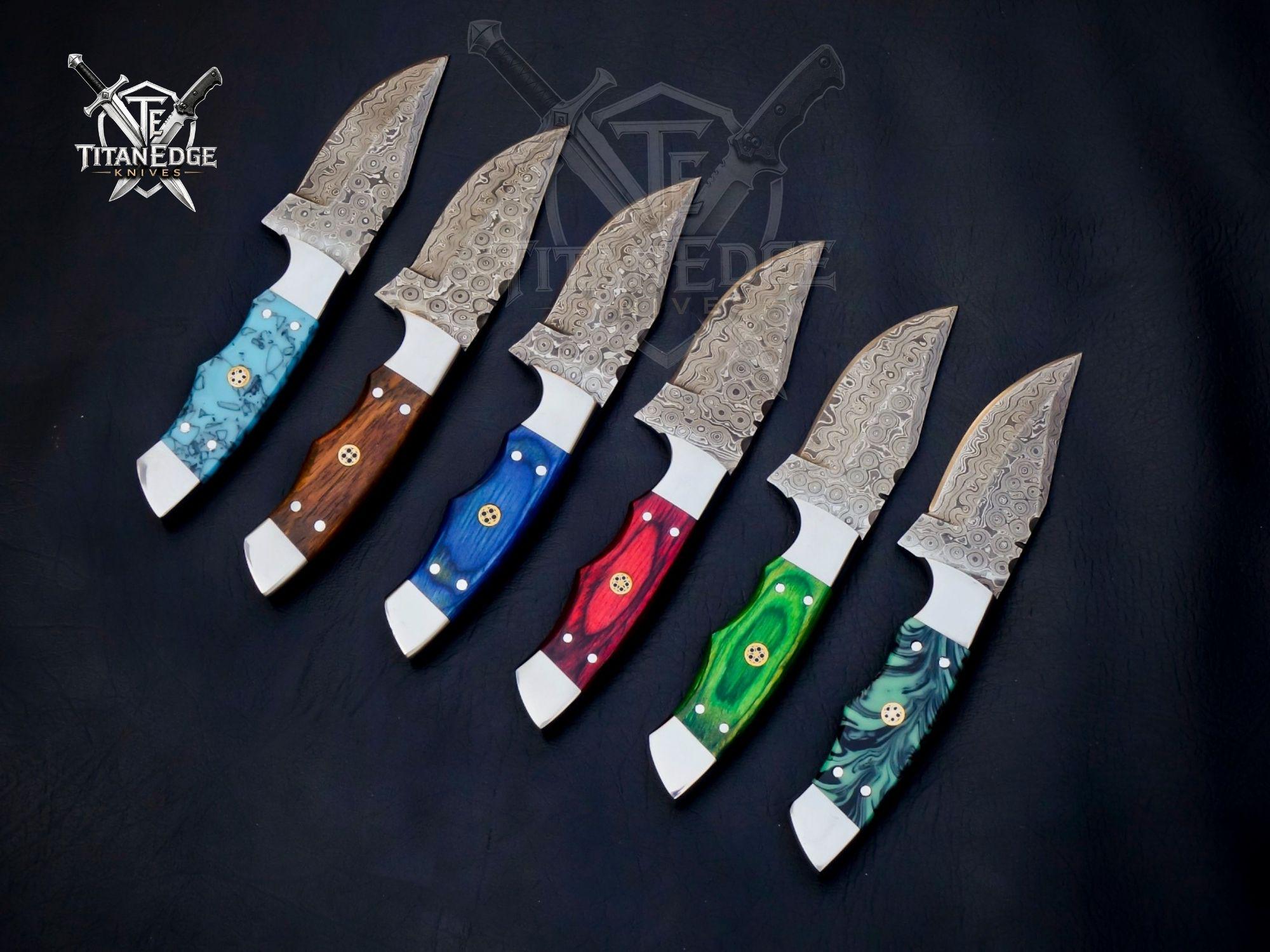 Personalization Handmade Damascus Steel Cowboy Knife, Special Occasion Gift, Anniversary gift for Husband, boyfriend, Father's Day gift